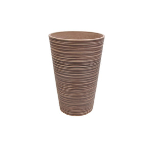 Vaso grande in Fibra sintetica cm 41x41x60 - KAM Colore: Taupe