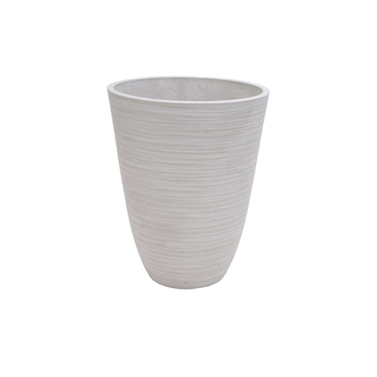 Vaso grande in Fibra sintetica cm 39x39x46 - HAMILTON Colore: Bianco