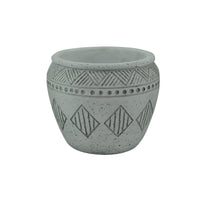 Vaso in Fibra sintetica - ALAN Colore: Grigio, Dimensioni: M