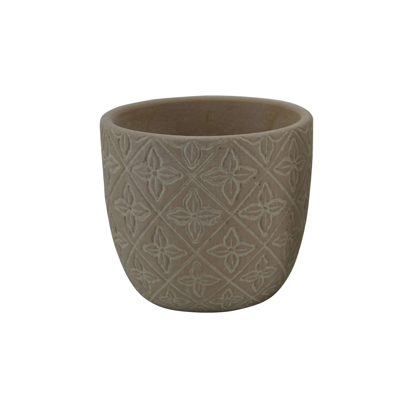 Vaso in Fibra sintetica - BASIL Colore: Marrone, Dimensioni: S