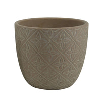 Vaso in Fibra sintetica - BASIL Dimensioni: L, Colore: Marrone