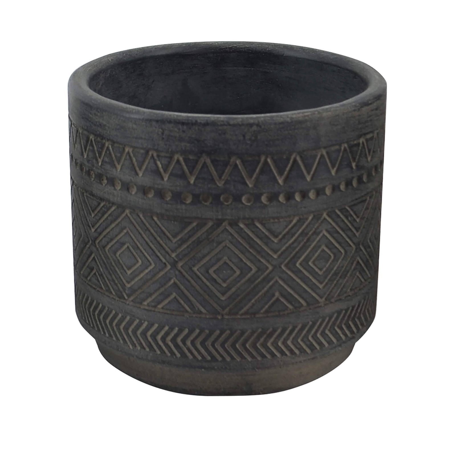 Vaso in Fibra sintetica - COSMO Colore: Antracite, Dimensioni: L