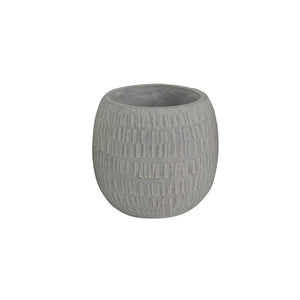 Vaso in Fibra sintetica - BUDDY Dimensioni: S, Colore: Grigio