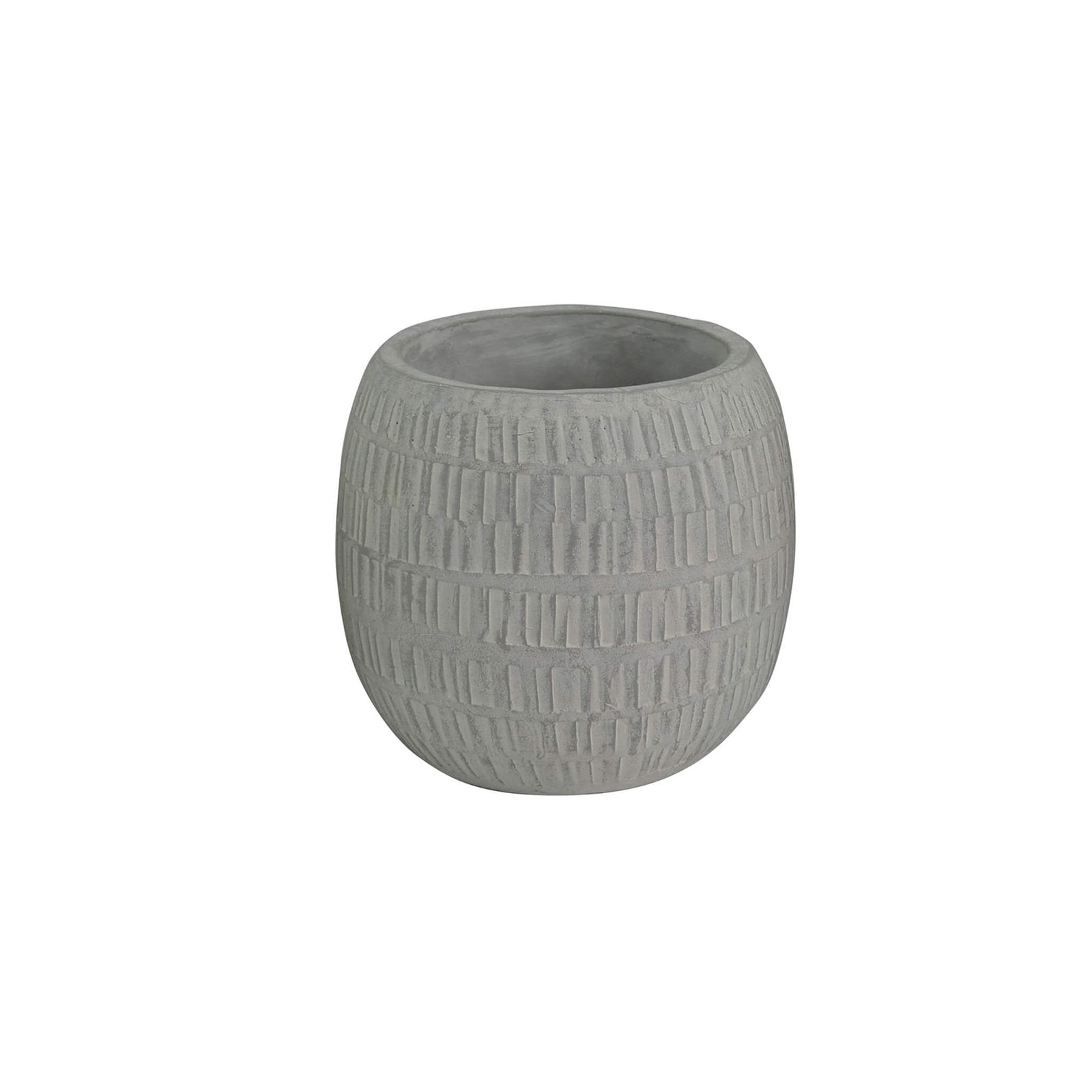 Vaso in Fibra sintetica - BUDDY Dimensioni: S, Colore: Grigio