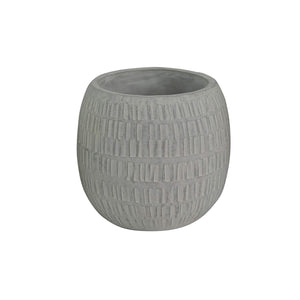 Vaso in Fibra sintetica - BUDDY Colore: Grigio, Dimensioni: M