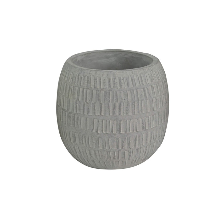 Vaso in Fibra sintetica - BUDDY Dimensioni: M, Colore: Grigio