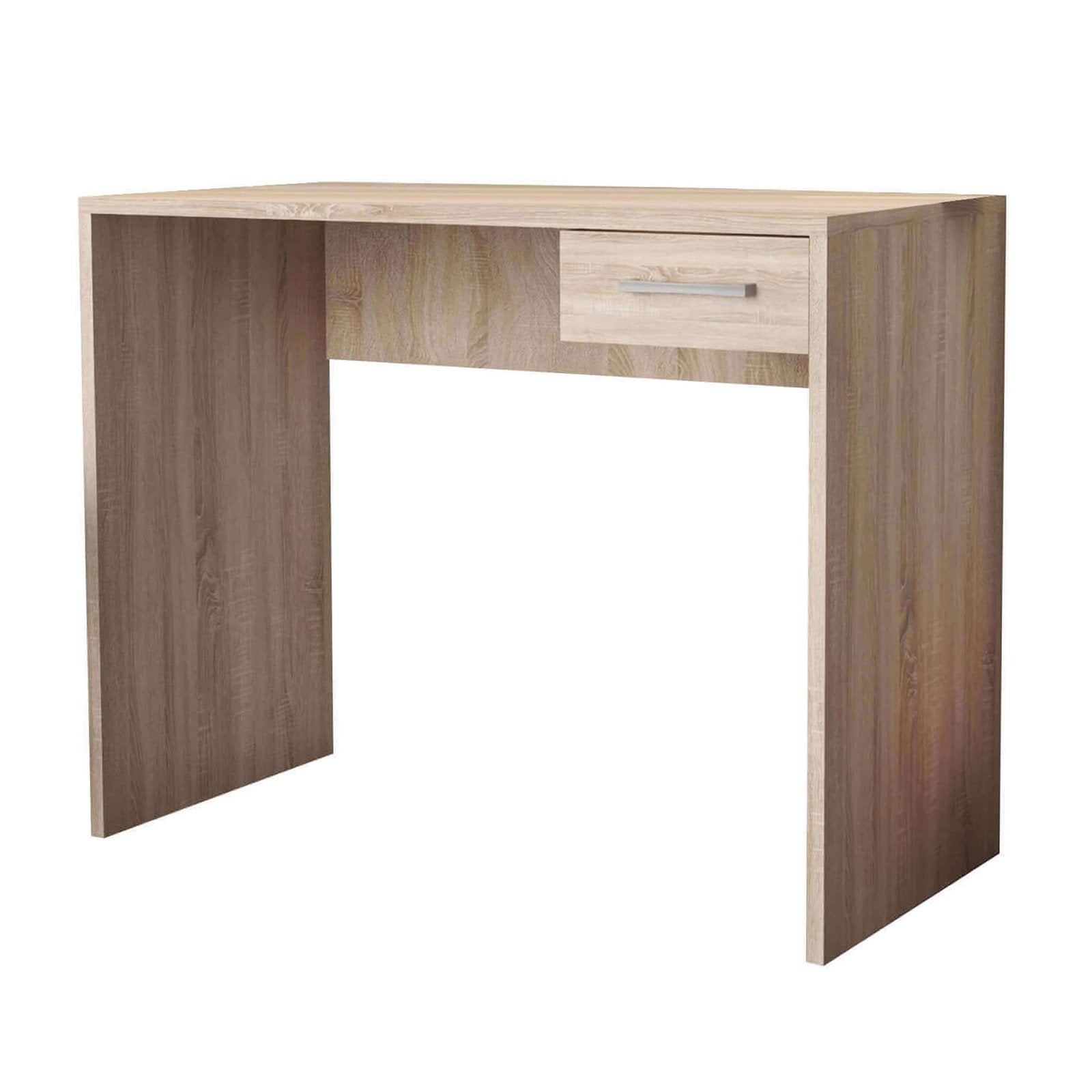 Scrivania Moderna con cassetto in Legno Composito cm 90x74x45 - KELVIN Colore: Marrone