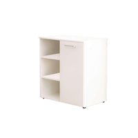 Mobile Ingresso Moderno Salvaspazio in Legno Composito cm 68x35x87 - LOUIS Colore: Bianco