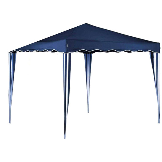 Gazebo Pieghevole con sacca protettiva 3x3 in acciaio poliestere - CHESLEY Colore: Blu