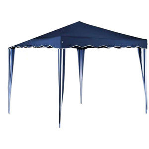 Gazebo Pieghevole con sacca protettiva 3x3 in acciaio poliestere - CHESLEY Colore: Blu