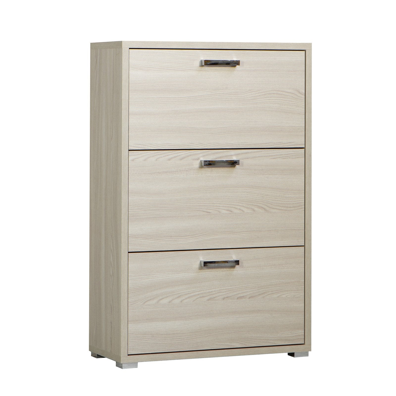 Scarpiera 3 ante a ribalta in Legno Composito cm 75 3x33x115 7 - WILLIS Colore: Marrone