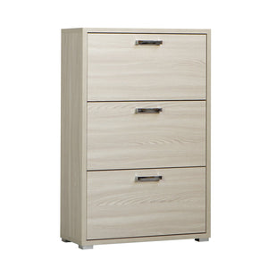 Scarpiera 3 ante a ribalta in Legno Composito cm 75 3x33x115 7 - WILLIS Colore: Marrone