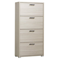 Scarpiera 4 ante a ribalta in Legno Composito cm 75 3x33x151 8 - WILLIS Colore: Marrone