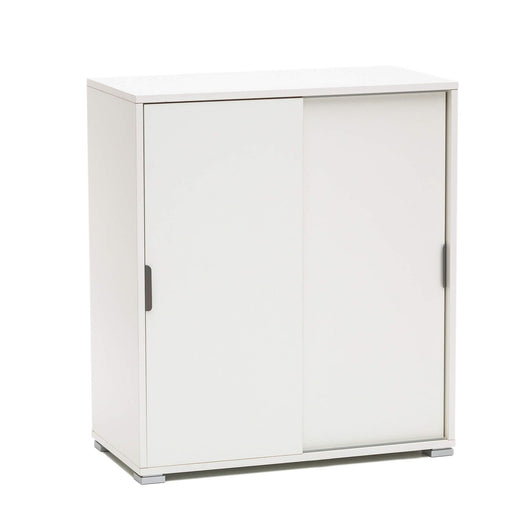 Armadietto da Bagno con 2 ante in Legno Composito cm 75x38x85 - KODEY Colore: Bianco