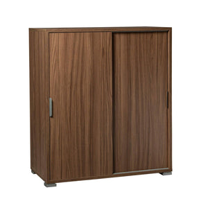 Armadietto da Bagno con 2 ante in Legno Composito cm 75x38x85 - KODEY Colore: Marrone