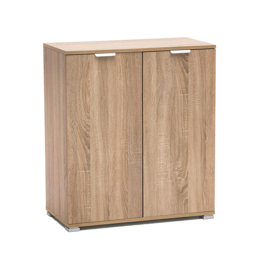 Armadietto da Bagno con 2 ante in Legno Composito cm 75x38x85 - PAUL Colore: Marrone chiaro