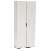 Armadio due ante 180 in Legno Composito cm 75x38x174 - MALCOLM Colore: Bianco