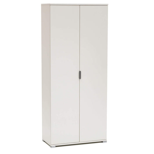 Armadio due ante 180 in Legno Composito cm 75x38x174 - MALCOLM Colore: Bianco