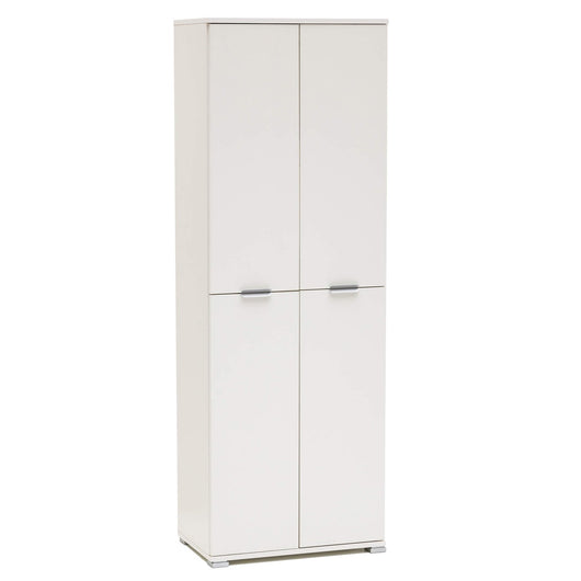 Armadio 4 ante in Legno Composito cm 60x38x174 - FLIP Colore: Bianco