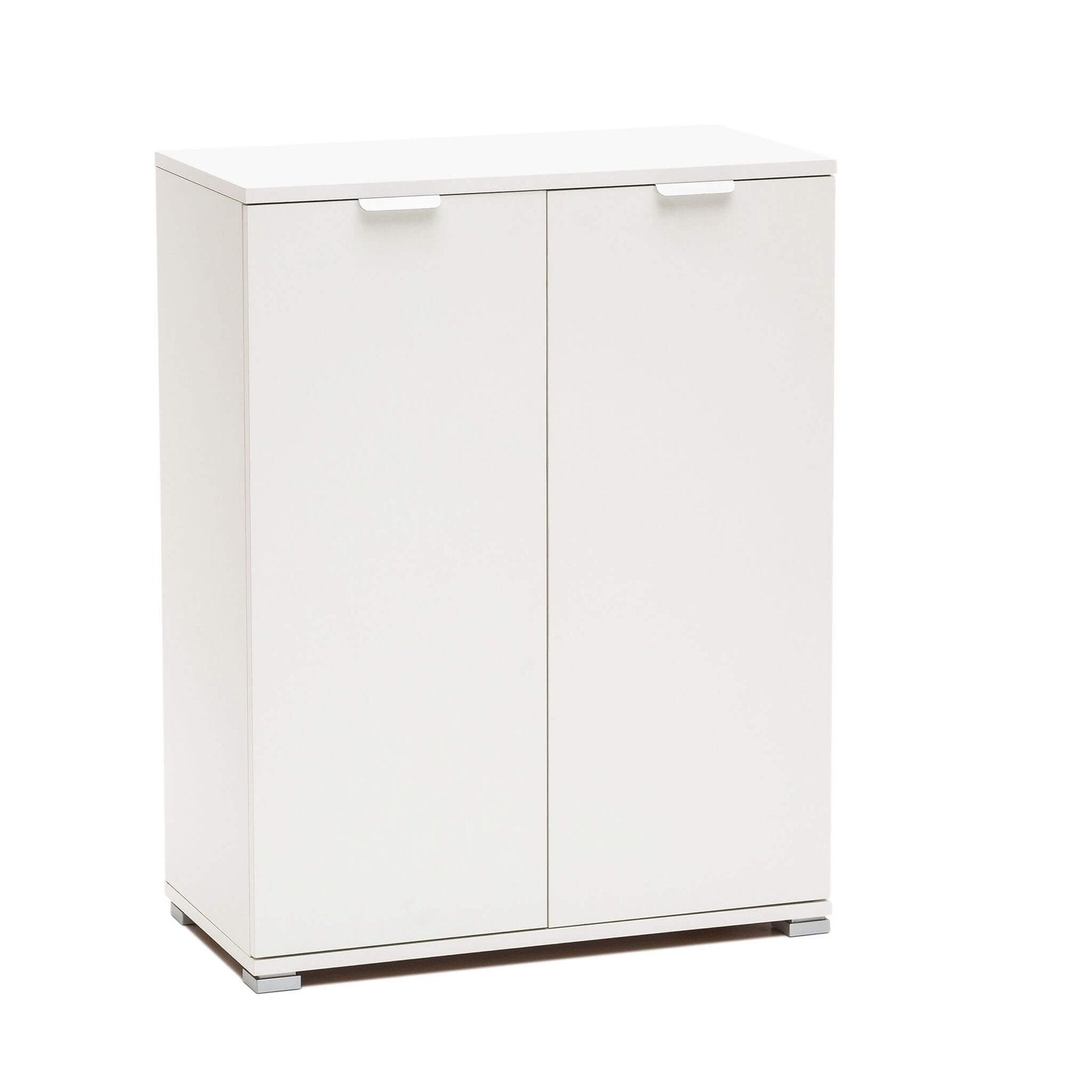 Armadietto da Bagno 2 ante in Legno Composito cm 60x38x85 - HOLDEN Colore: Bianco