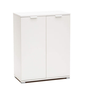 Armadietto da Bagno 2 ante in Legno Composito cm 60x38x85 - HOLDEN Colore: Bianco