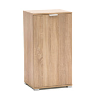 Armadietto da Bagno con un'anta in Legno Composito cm 45x38x85 - LALO Colore: Marrone chiaro