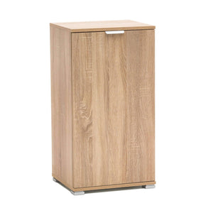 Armadietto da Bagno con un'anta in Legno Composito cm 45x38x85 - LALO Colore: Marrone chiaro