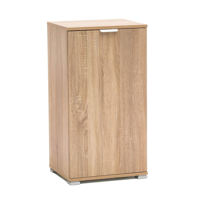 Armadietto da Bagno con un'anta in Legno Composito cm 45x38x85 - LALO Colore: Marrone chiaro