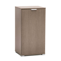 Armadietto da Bagno con un'anta in Legno Composito cm 45x38x85 - LALO Colore: Rovere grigio