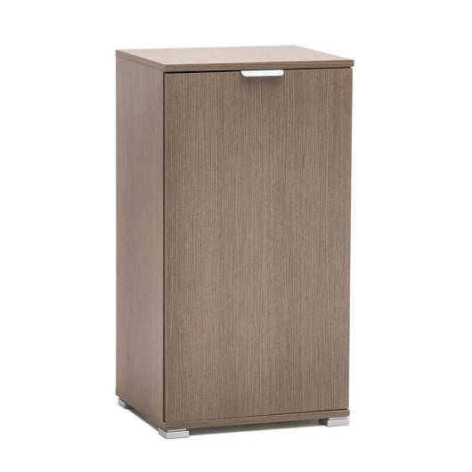 Armadietto da Bagno con un'anta in Legno Composito cm 45x38x85 - LALO Colore: Rovere grigio