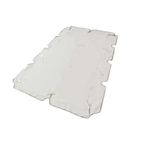 Ricambio tetto per dondolo 3 posti in Poliestere cm 200x112x1 - CLOTH Colore: Bianco