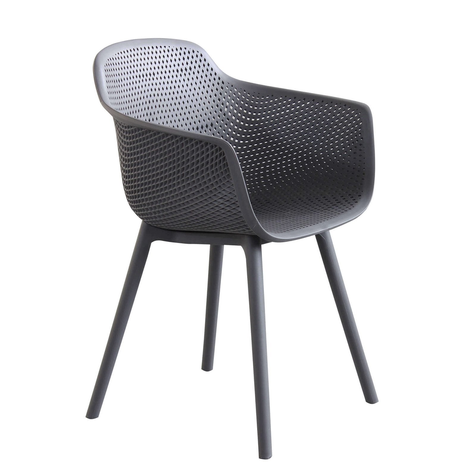 Poltrona da Giardino in Plastica cm 53x59x81 - ALEX Colore: Taupe