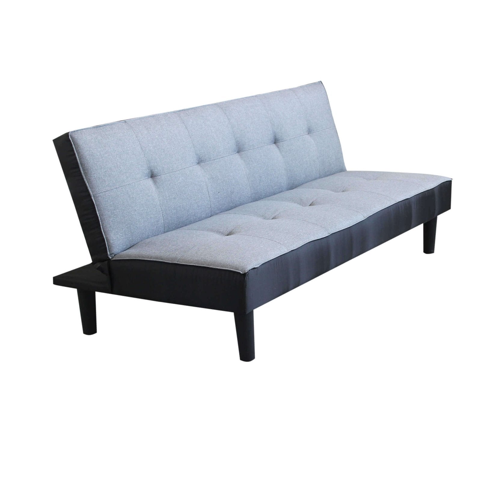 Divano Letto tre posti in Tessuto cm 180x86x78 - CIT Colore: Grigio