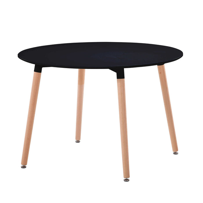 Tavolo Rotondo 120 in Plastica cm 120x120x75 - LYON Colore: Nero