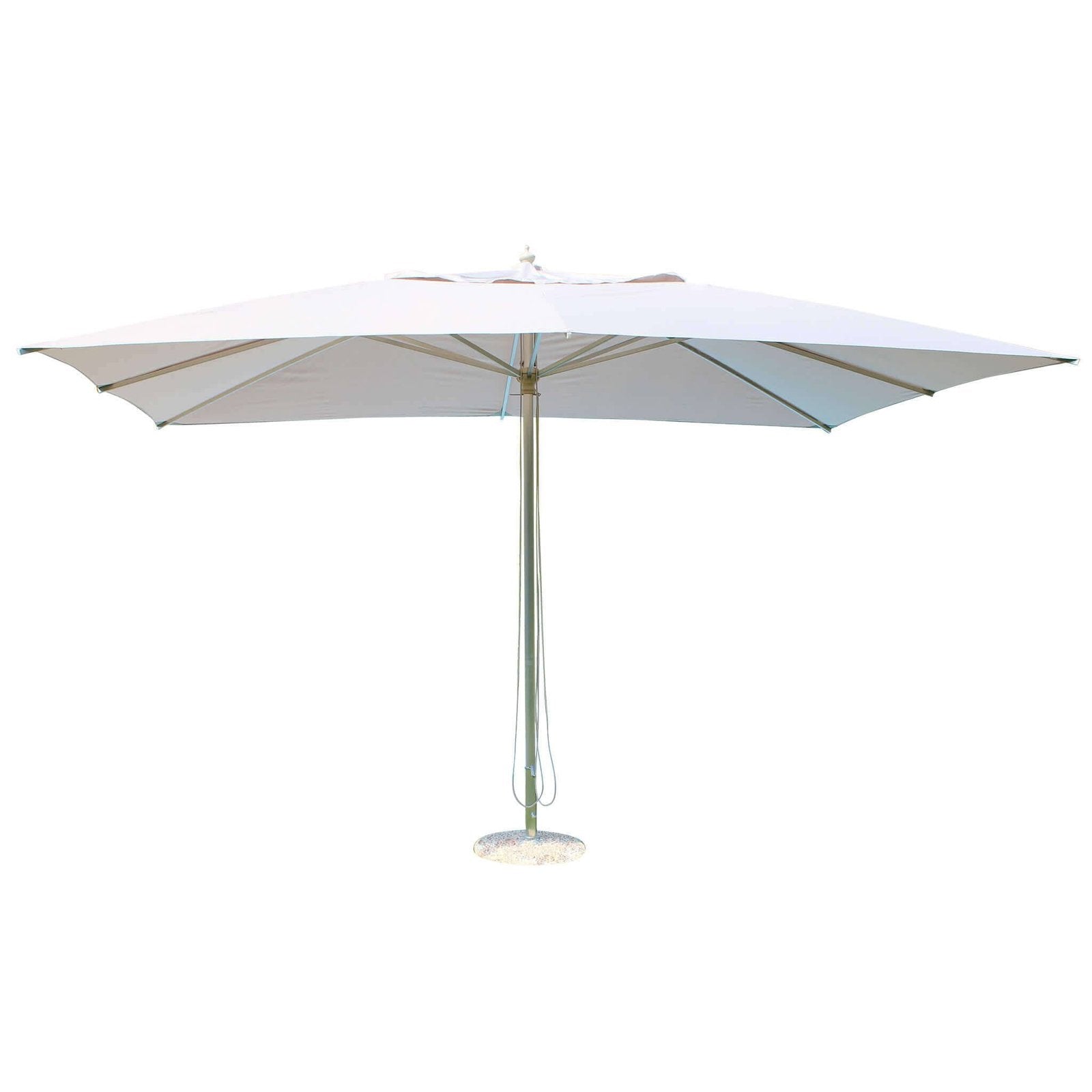 Ombrellone da Giardino 3x3 palo centrale in alluminio - GANGE Colore: Grigio chiaro