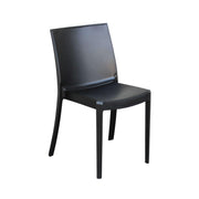 Sedia da Esterno Impilabile in Polipropilene cm 55x47x82 - PERLA Colore: Antracite