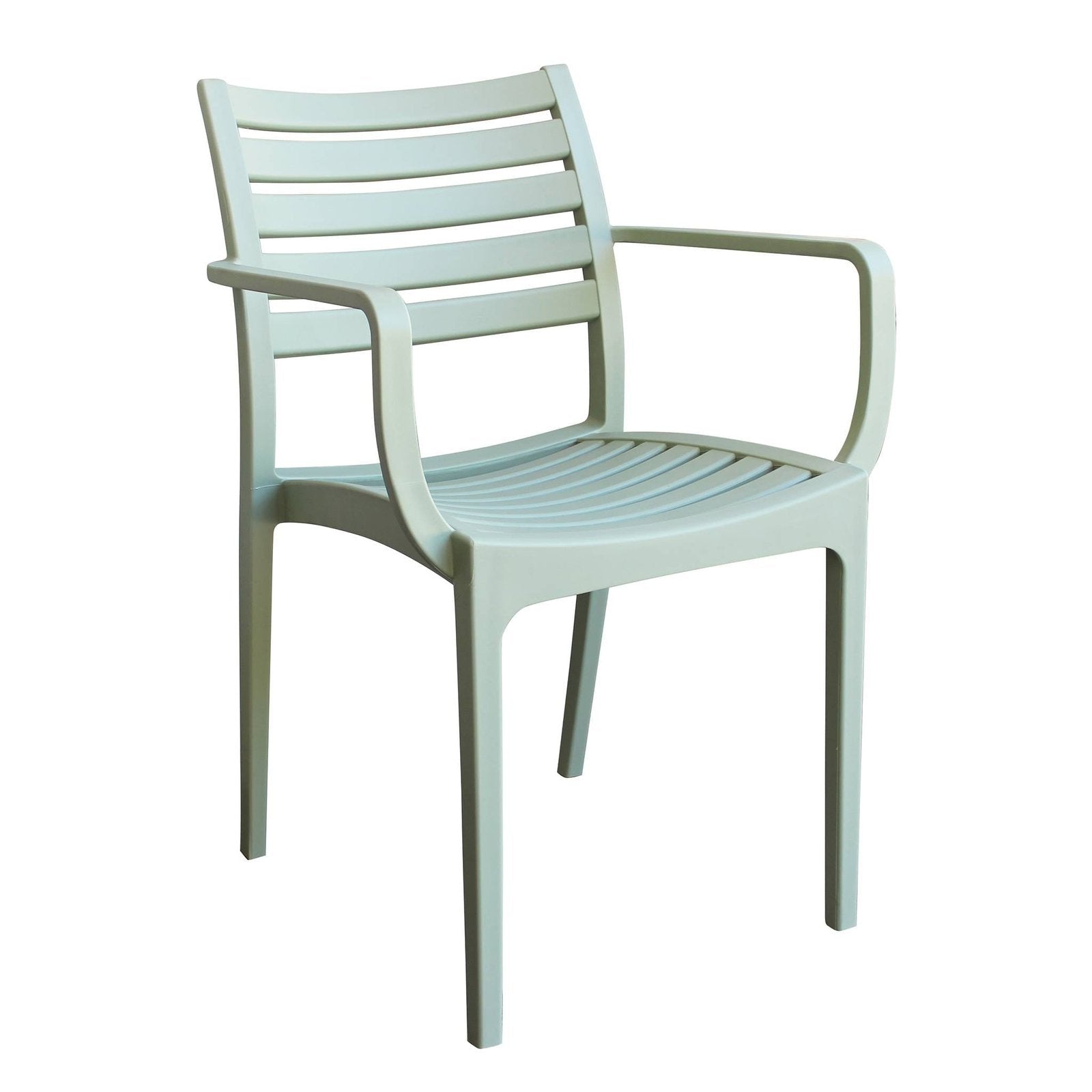 Poltrona da esterno ed interno in Polipropilene cm 58 5x55 2x84 - RONNY Colore: Verde Menta