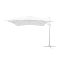 Ombrellone da Giardino decentrato con led 3x3 in alluminio - RENO Colore: Bianco