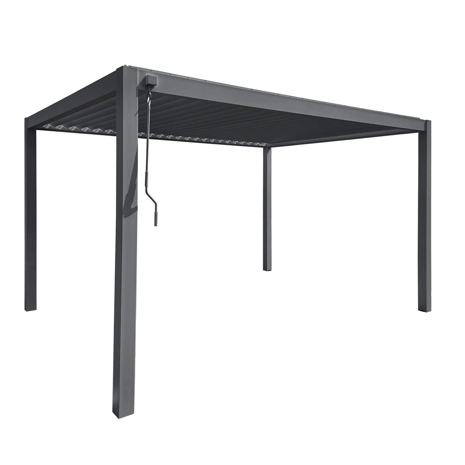 Pergola Bioclimatica in alluminio - ALICE Dimensioni: 3X4, Colore: Antracite