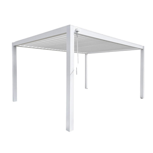 Pergola Bioclimatica in alluminio - ALICE Dimensioni: 3X4, Colore: Bianco