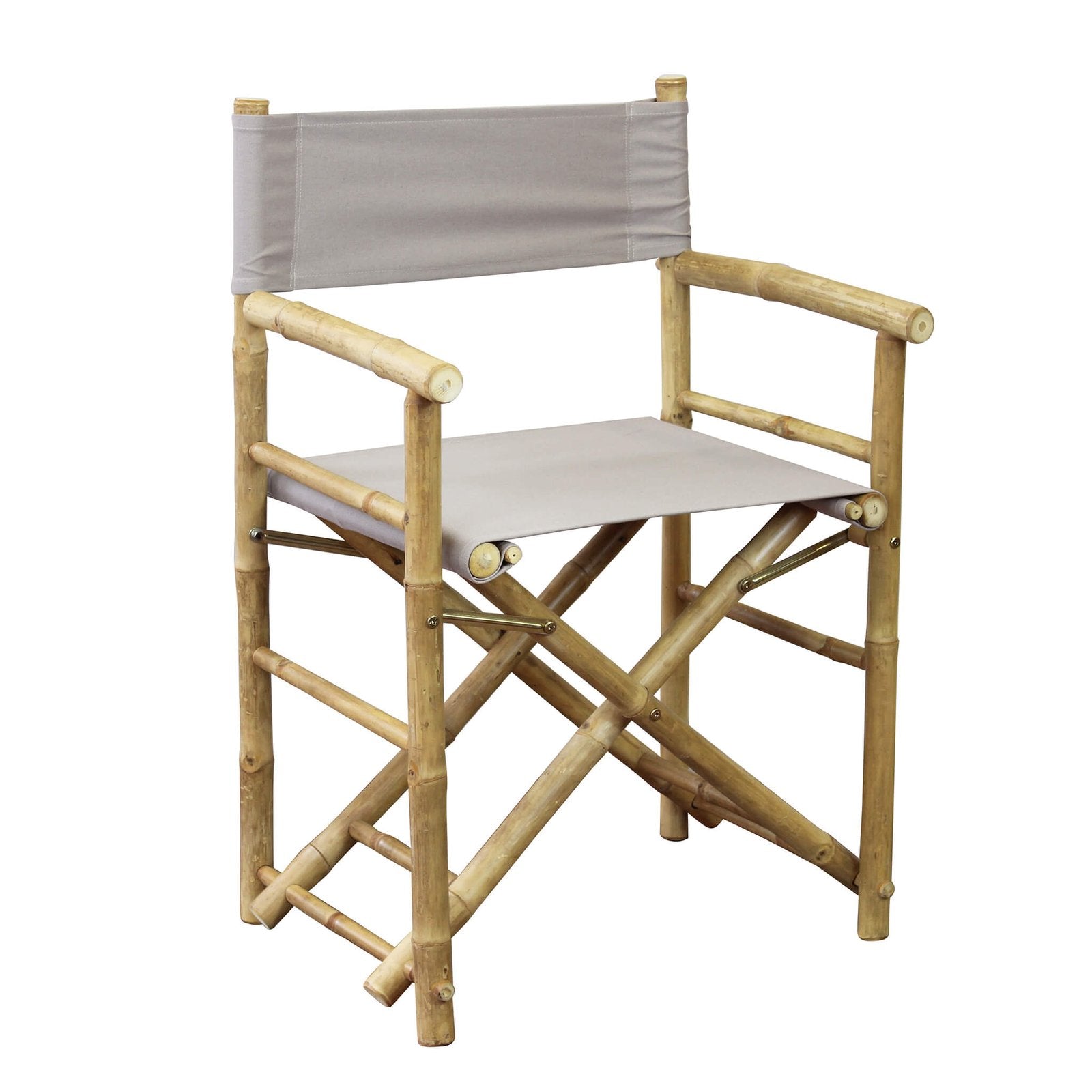 Sedia regista in bamboo pieghevole - BAMBOO Colore: Grigio