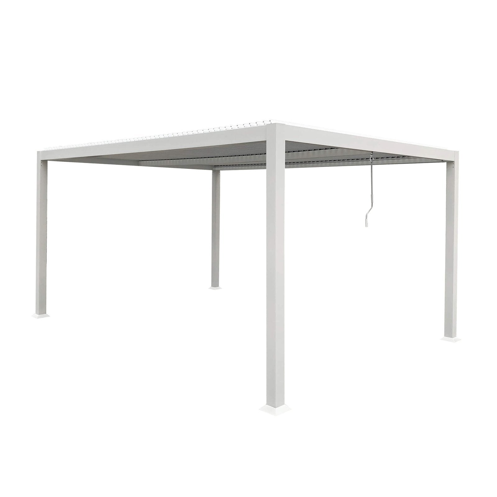 Pergola Bioclimatica in alluminio - ISABELLA Dimensioni: 3X4, Colore: Bianco