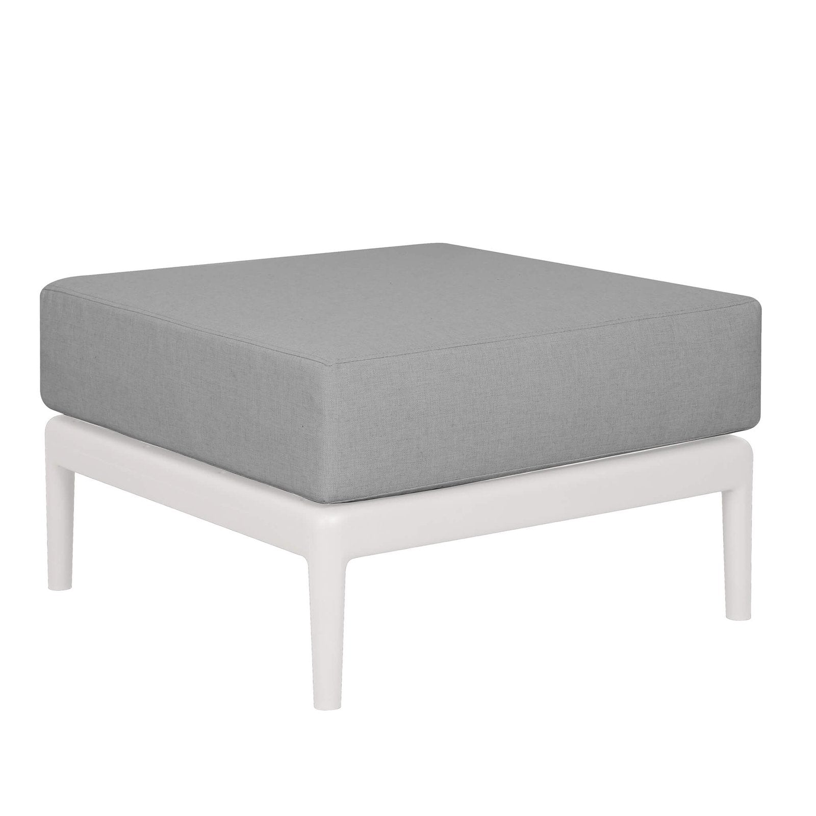 Seduta con cuscino per salotto da giardino - HOTO Colore: Bianco