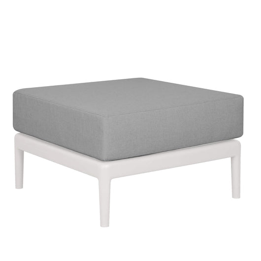 Seduta con cuscino per salotto da giardino - HOTO Colore: Bianco