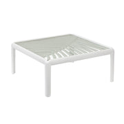 Tavolino per salotto da giardino - HOTO Colore: Bianco