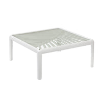 Tavolino per salotto da giardino - HOTO Colore: Bianco