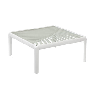 Tavolino per salotto da giardino - HOTO Colore: Bianco