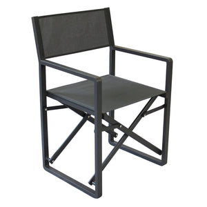 Poltrona regista pieghevole in alluminio - LARI Colore: Antracite