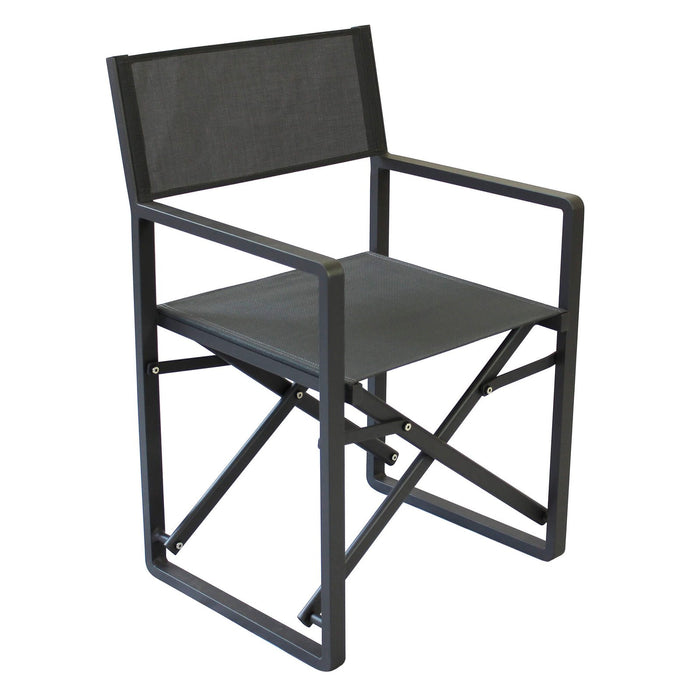 Poltrona regista pieghevole in alluminio - LARI Colore: Antracite