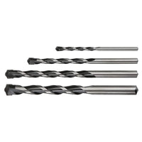 Topex 57h746 punte da muro, 4-10 10 mm, 4 pezzi, testa alata